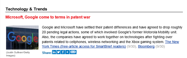 Microsoft & Google 
